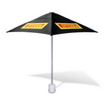5'x5' Aluminum Pole Printed Square Market Umbrella
